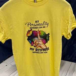 Gildan Vibrant Yellow Graphic Tee